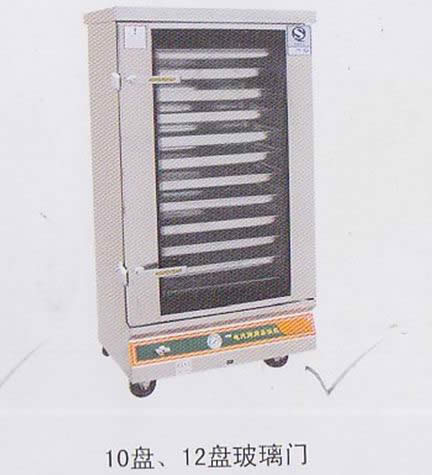 12盘玻璃门蒸箱